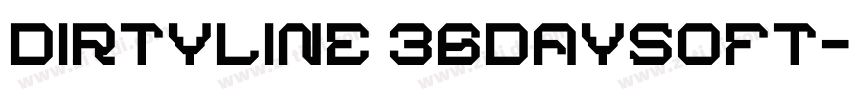 Dirtyline 36daysoft字体转换